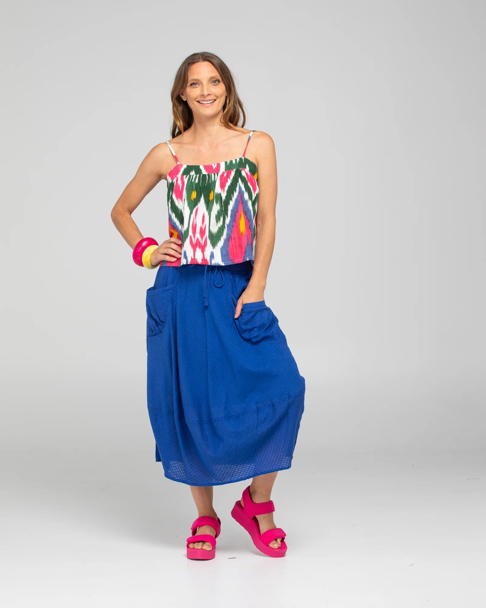 Boom Shankar Guru Skirt - Blu