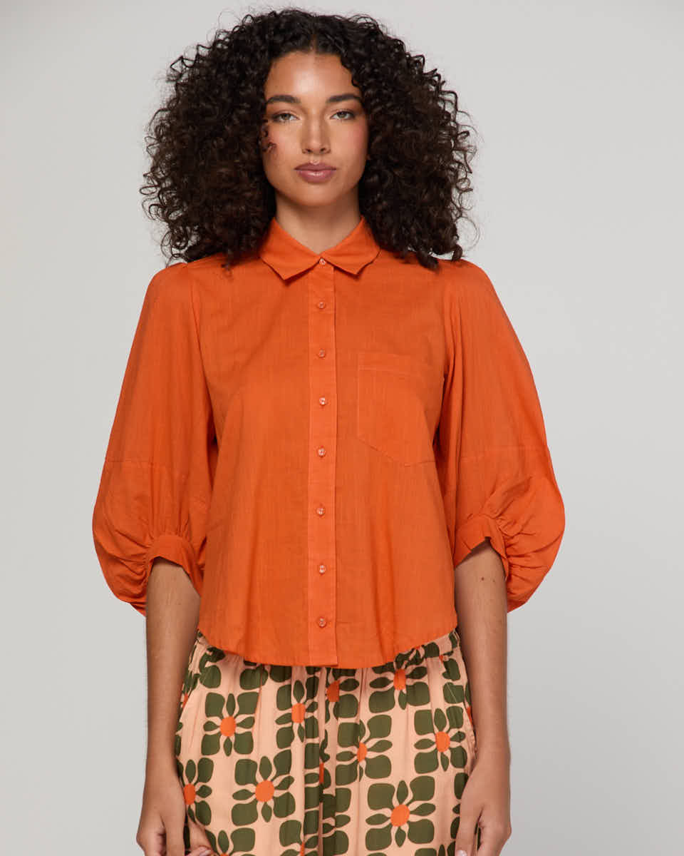 Boom Shankar Pari Shirt - Rust