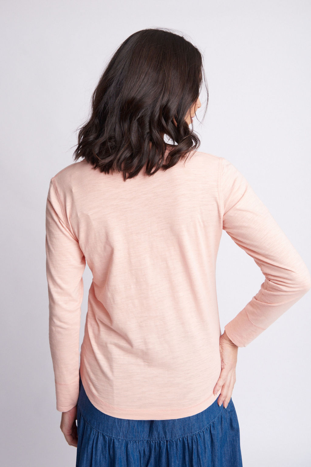 Cloth+Paper+Scissors Henly Top - Coral