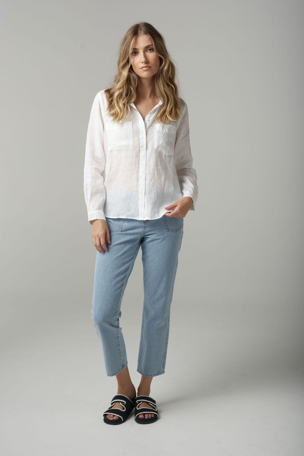 Cloth+Paper+Scissors Classic Shirt - White