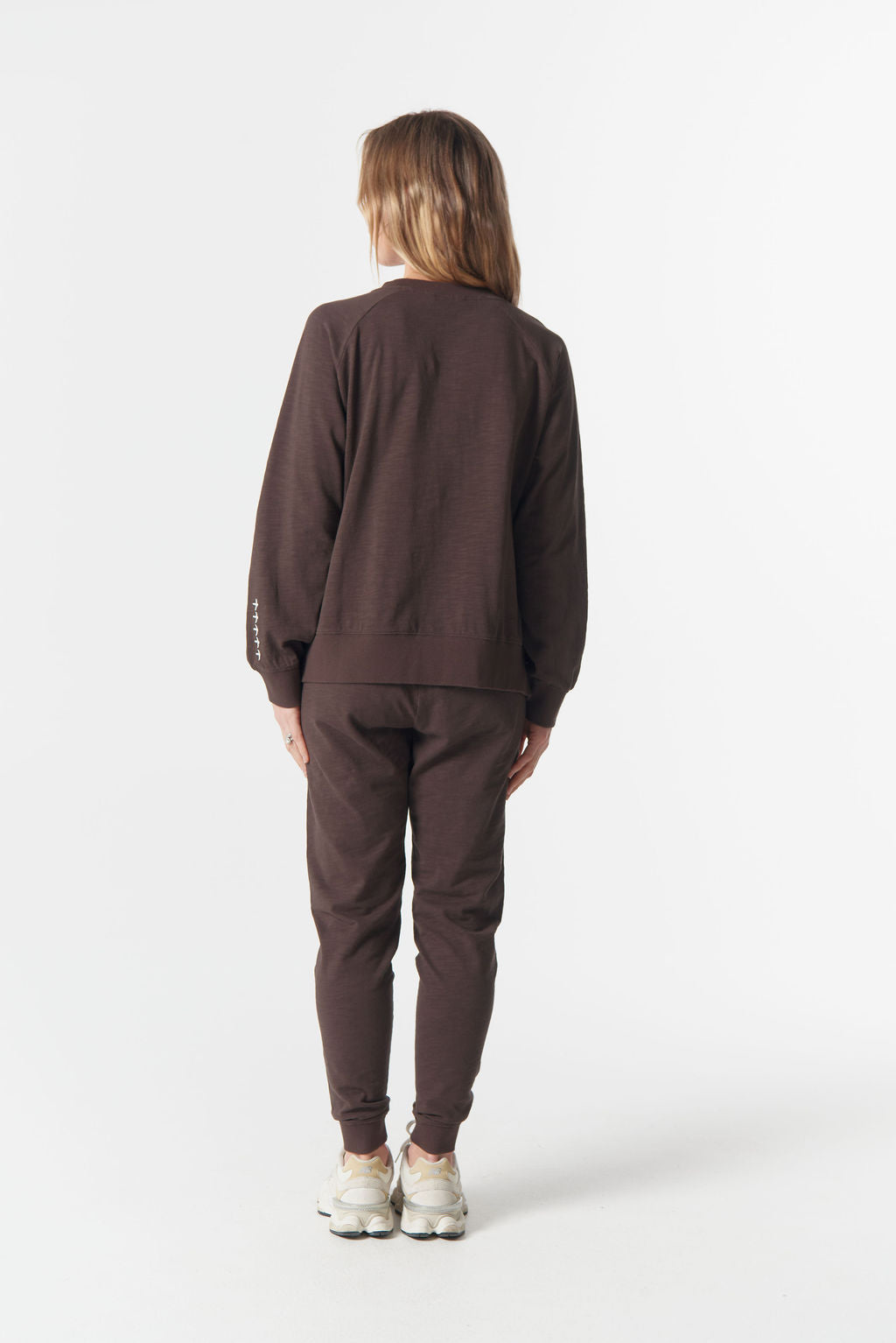 Cloth+Paper+Scissors Back By Demand Jogger - Chocolate Torte