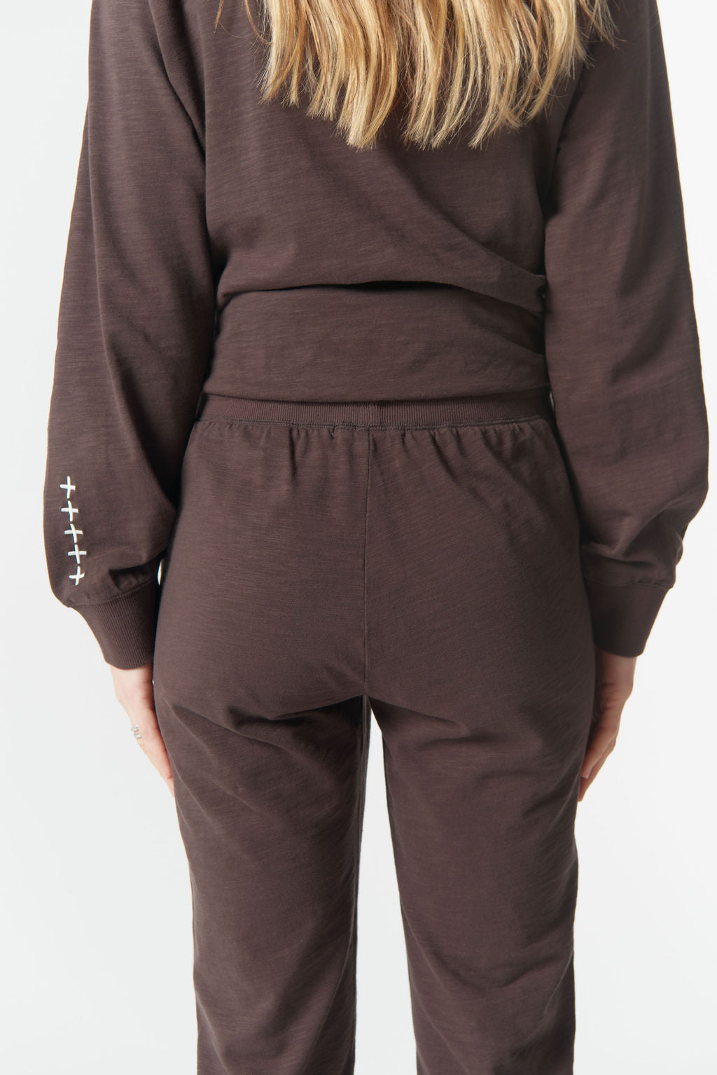 Cloth+Paper+Scissors Back By Demand Jogger - Chocolate Torte