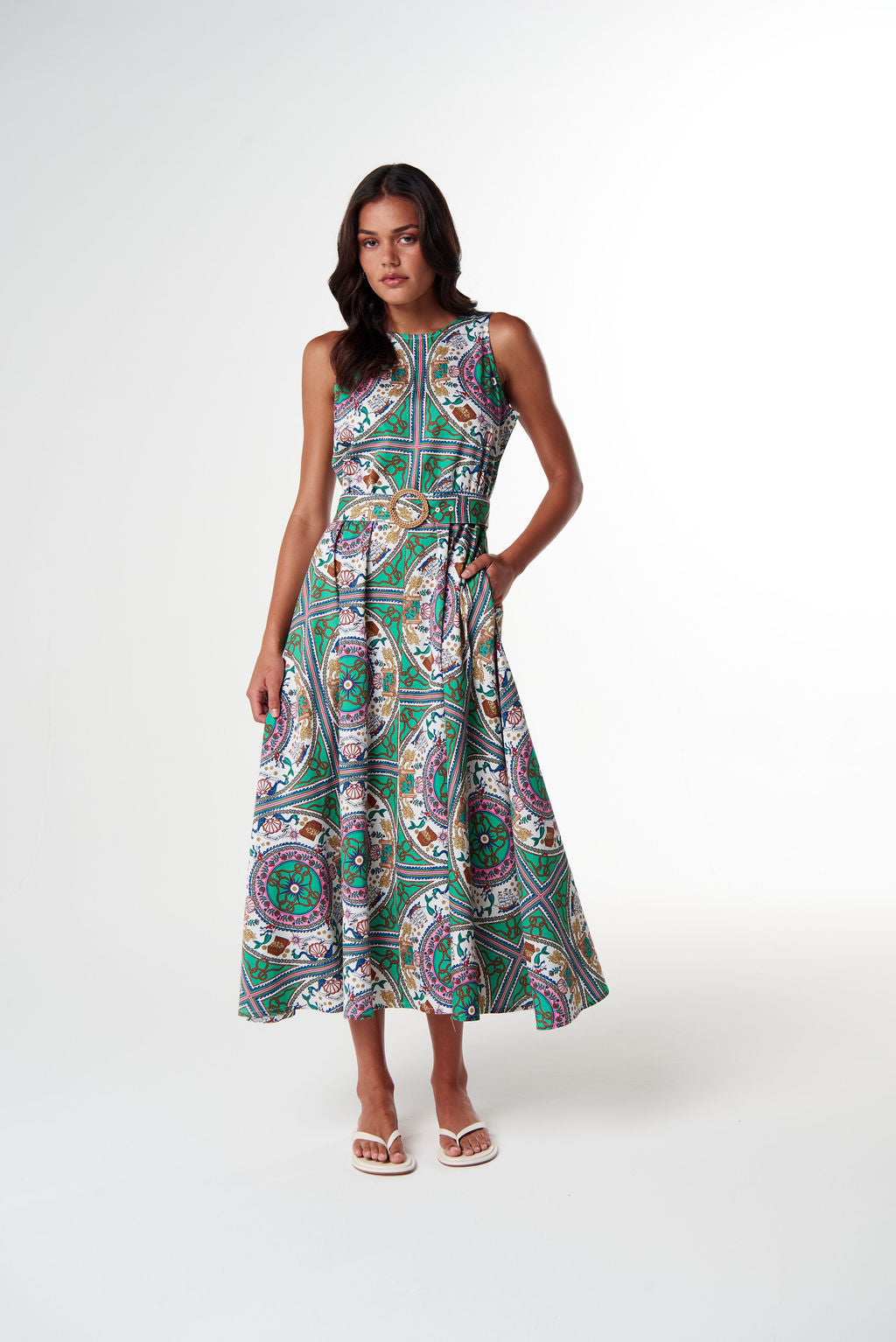 Cloth+Paper+Scissors Wild Heart Maxi Dress - Smooth Sailing Print