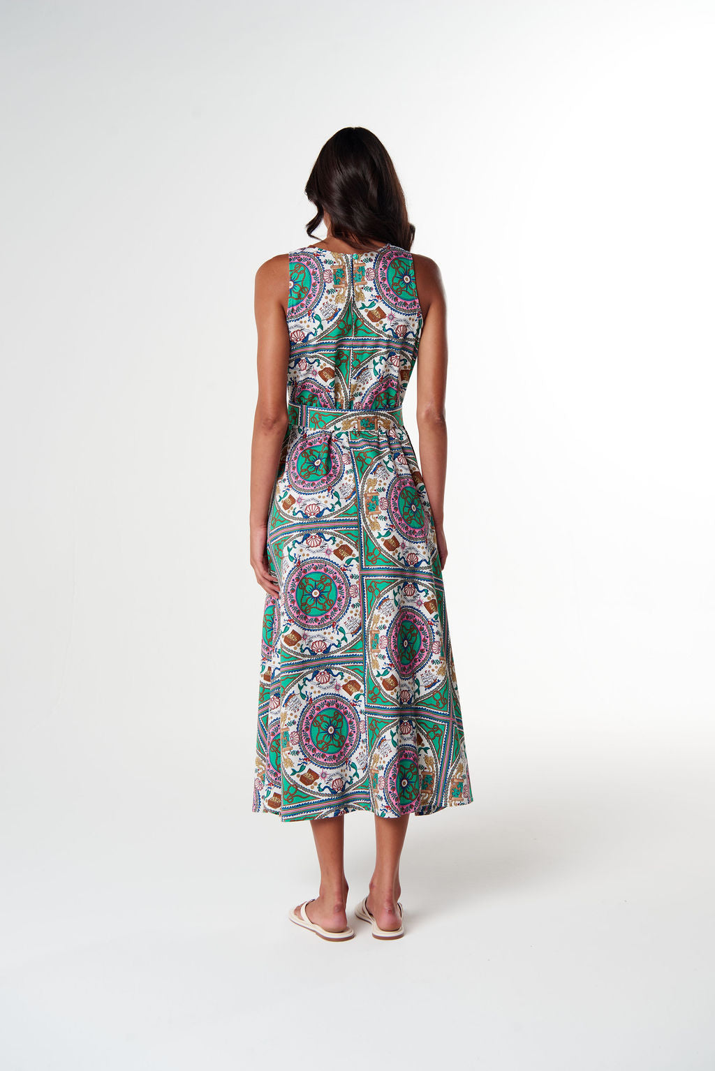 Cloth+Paper+Scissors Wild Heart Maxi Dress - Smooth Sailing Print