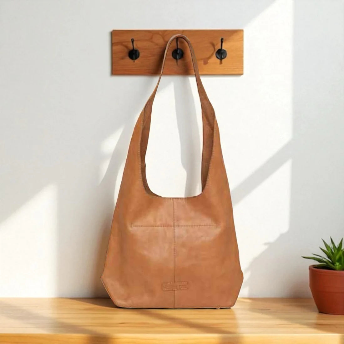 Cosgrove & Co Giselle Urban Hobo Bag - Camel