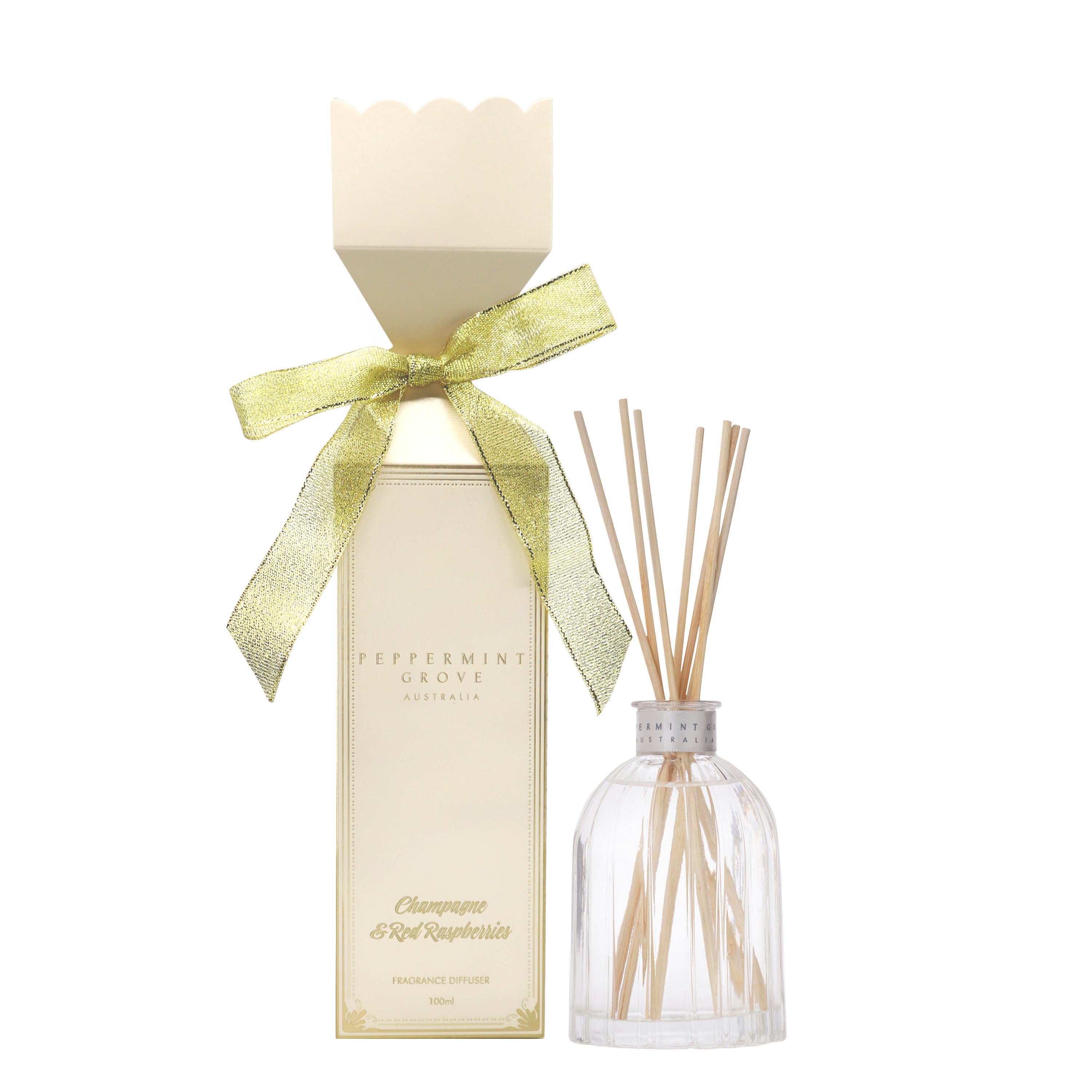 Peppermint Grove Champagne & Red Raspberries Mini Diffuser Bon Bon 100ml