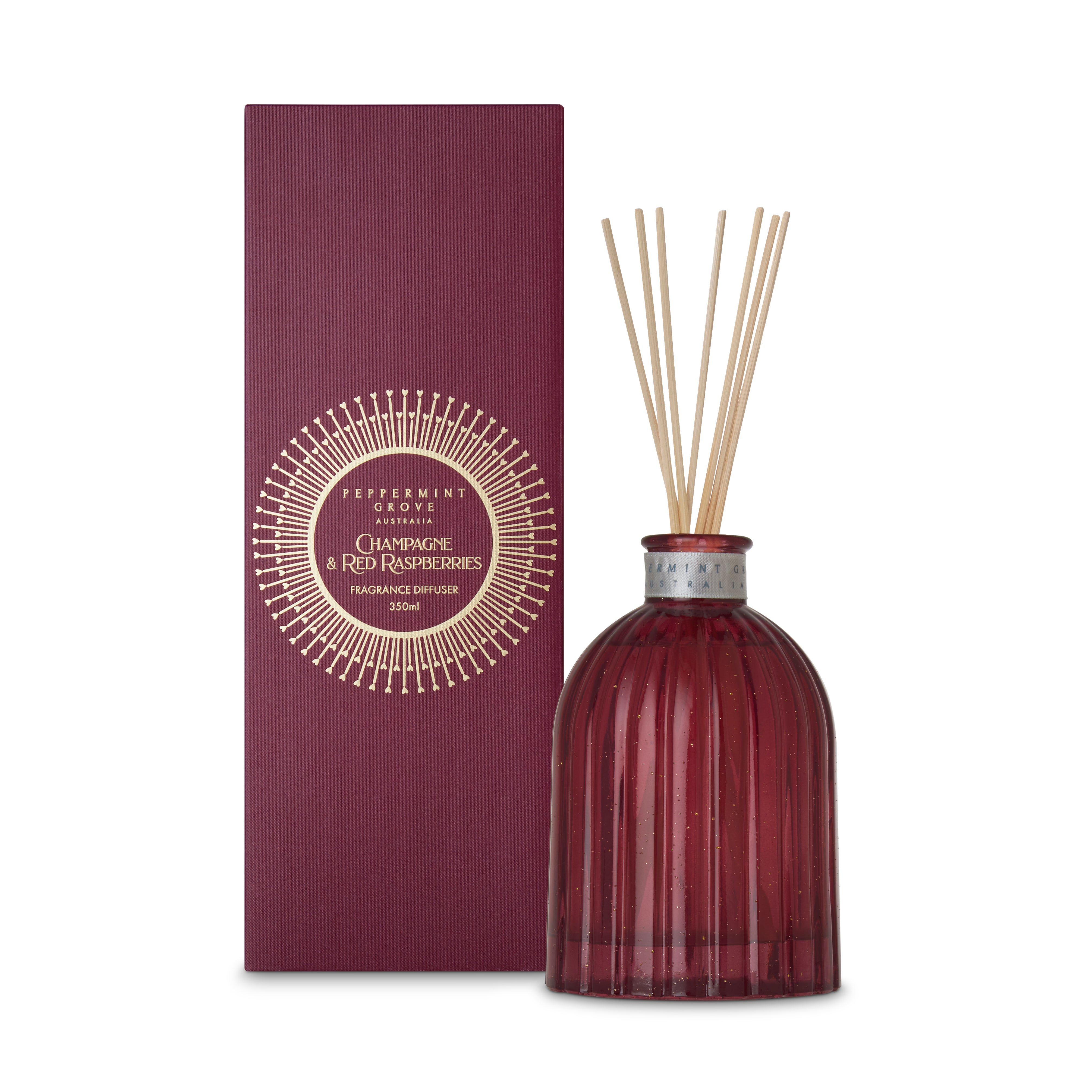 Peppermint Grove Champagne & Red Raspberries Fragrance Diffuser 350ml