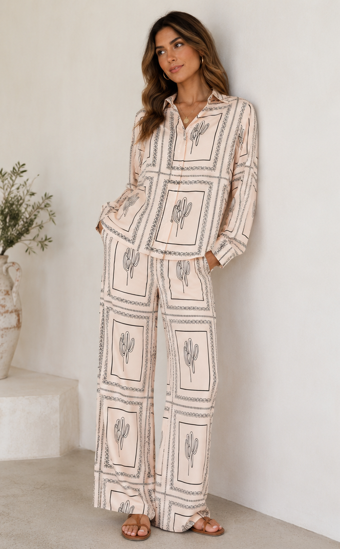 Smaibulun Desert Lines Top & Pant Set