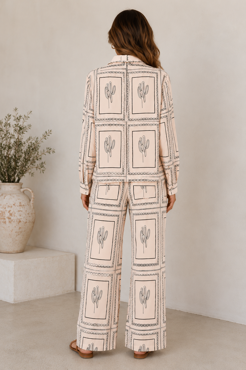 Smaibulun Desert Lines Top & Pant Set