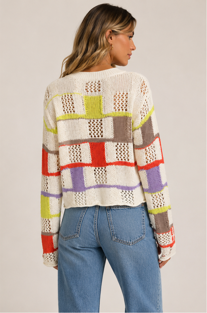 Smaibulun Patchwork Knit Jumper