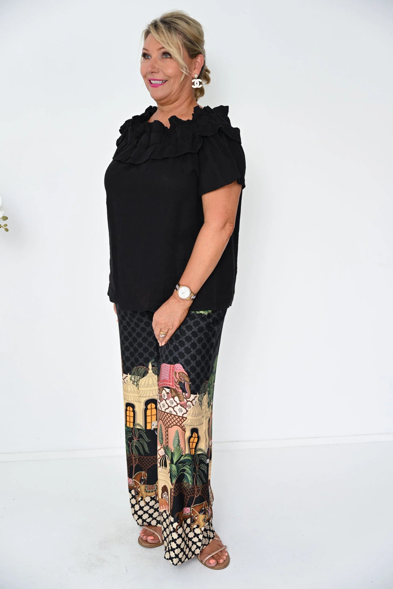 Donna Donna Avento Top - Black