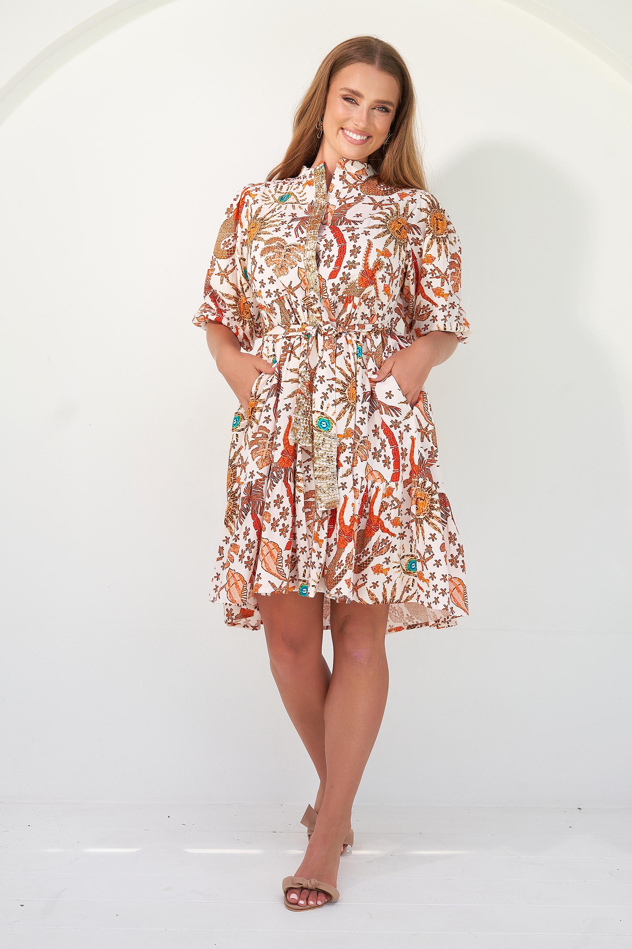 Collectivo Noah Dress - Sunshine Bling