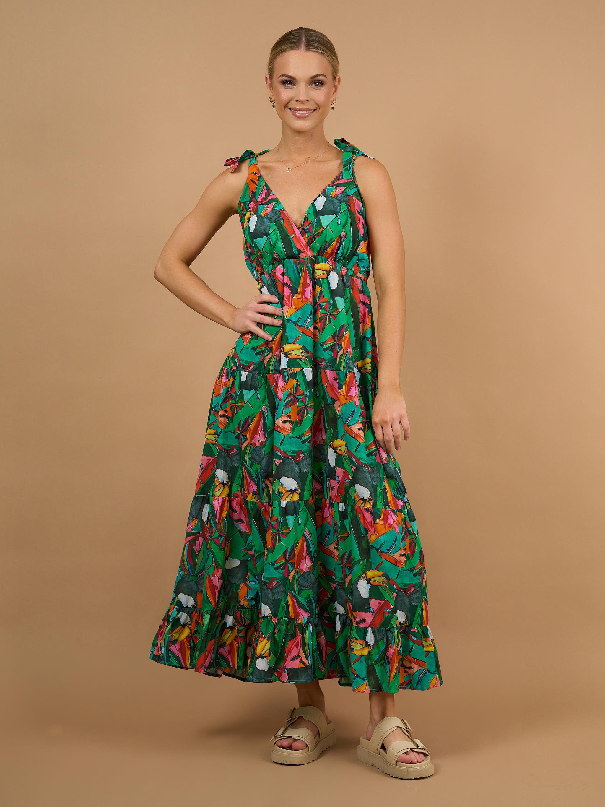 Collectivo Ruby Dress - Toucan Paradise