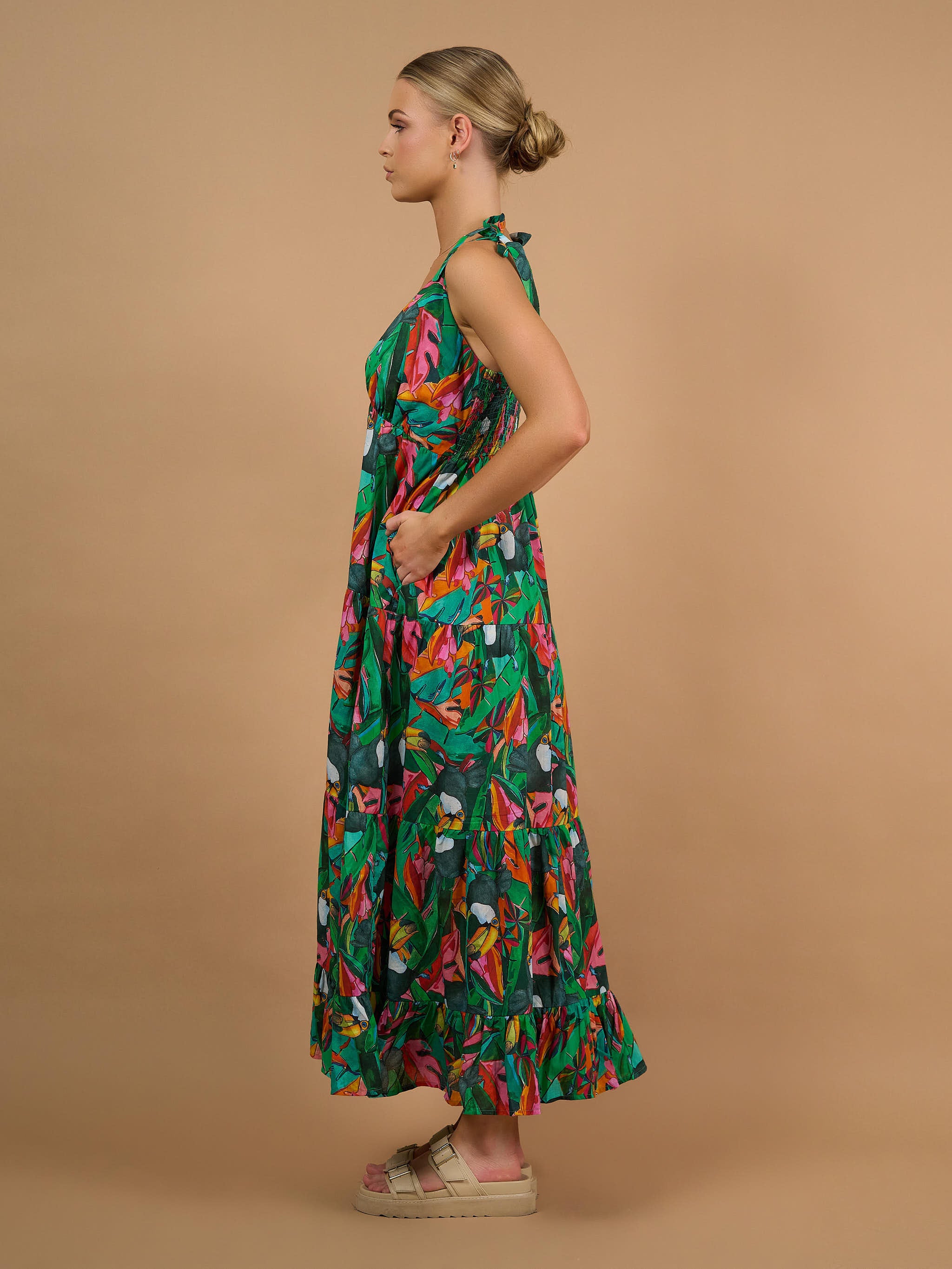 Collectivo Ruby Dress - Toucan Paradise