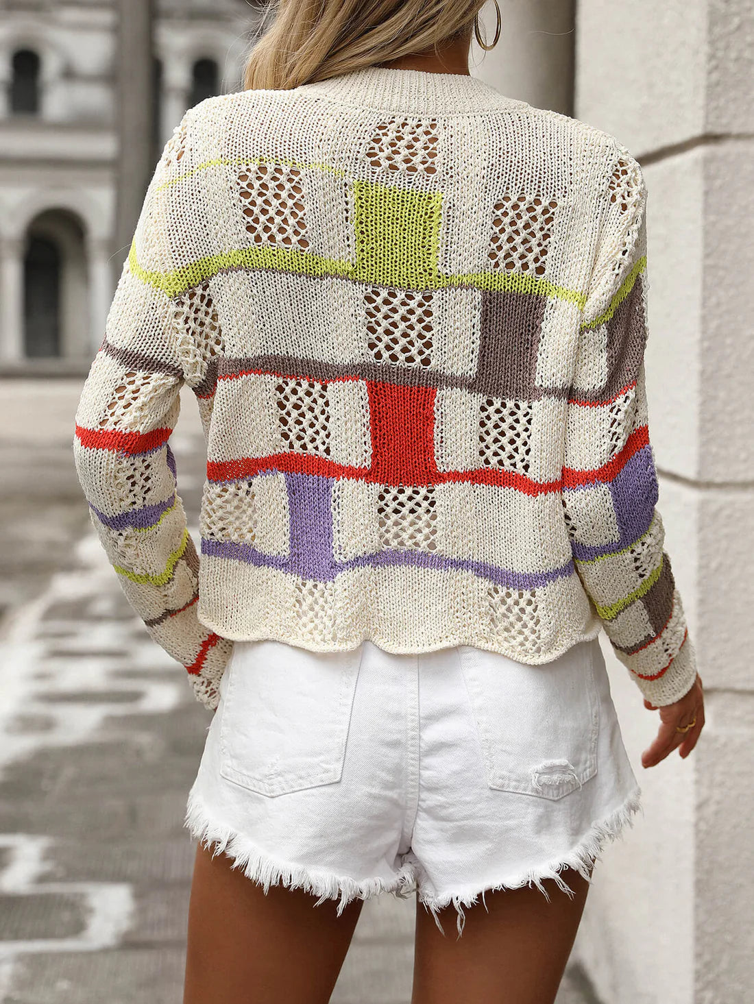 Smaibulun Patchwork Knit Jumper