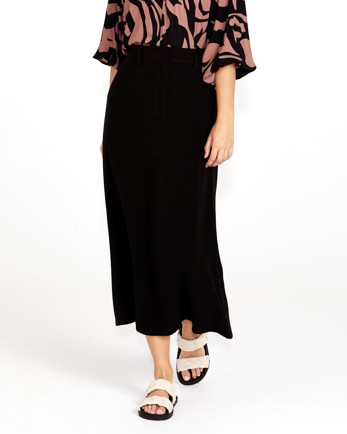 Sass Bridie Maxi Skirt - Black