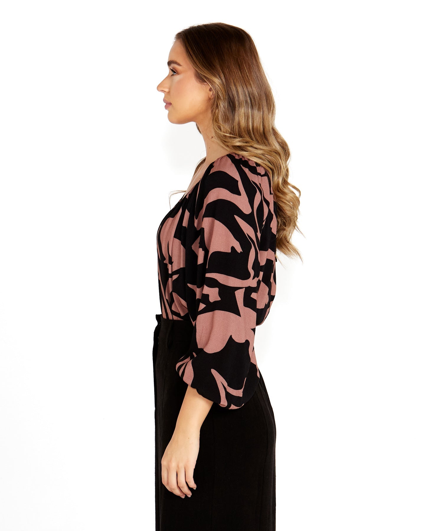 Sass Joelle Boho Top - Abstract