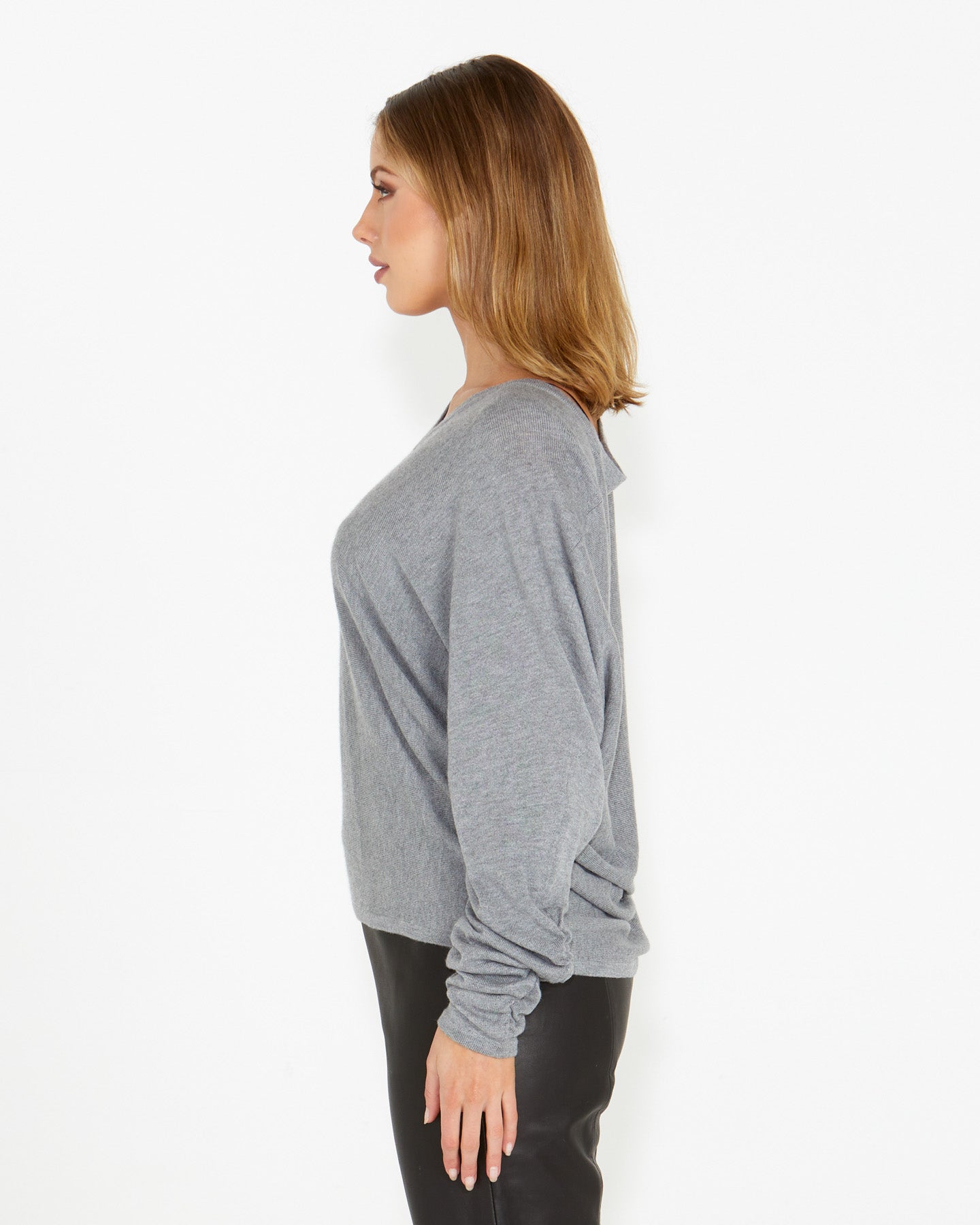 Fate+Becker Sun Dance Cashmere Knit - Grey Marle