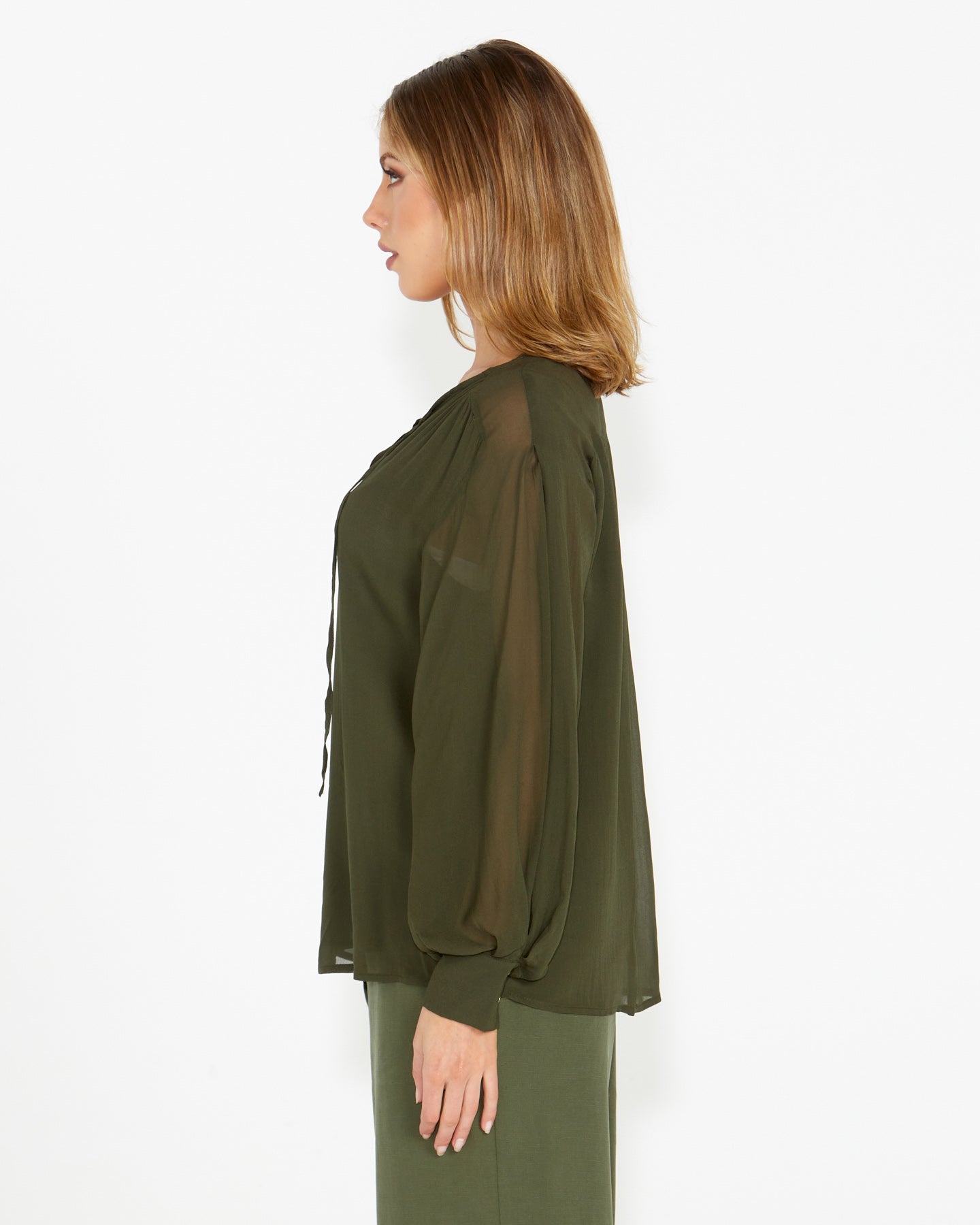 Fate+Becker Honest Boho Blouse - Olive