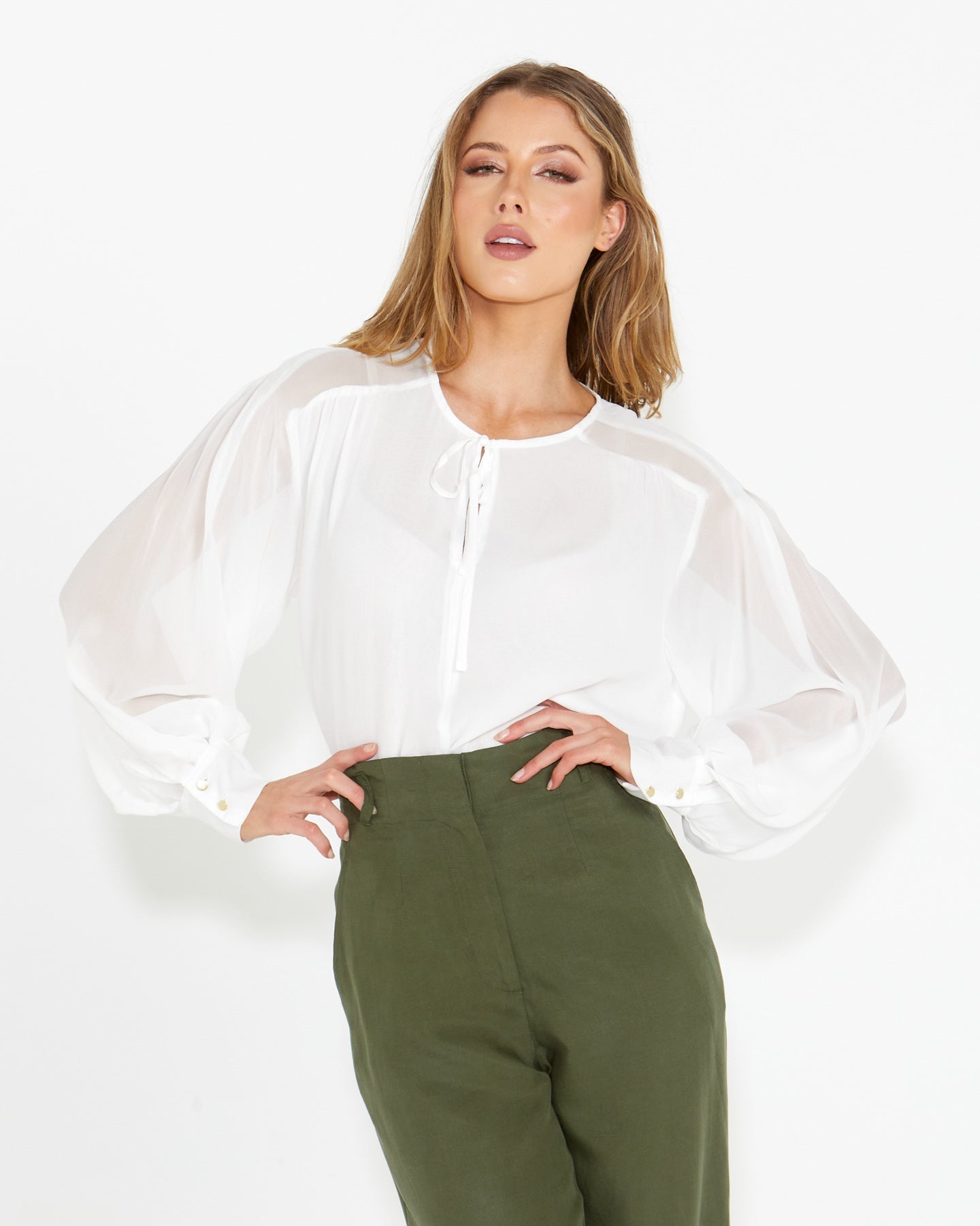 Fate+Becker Honest Boho Blouse - Ivory