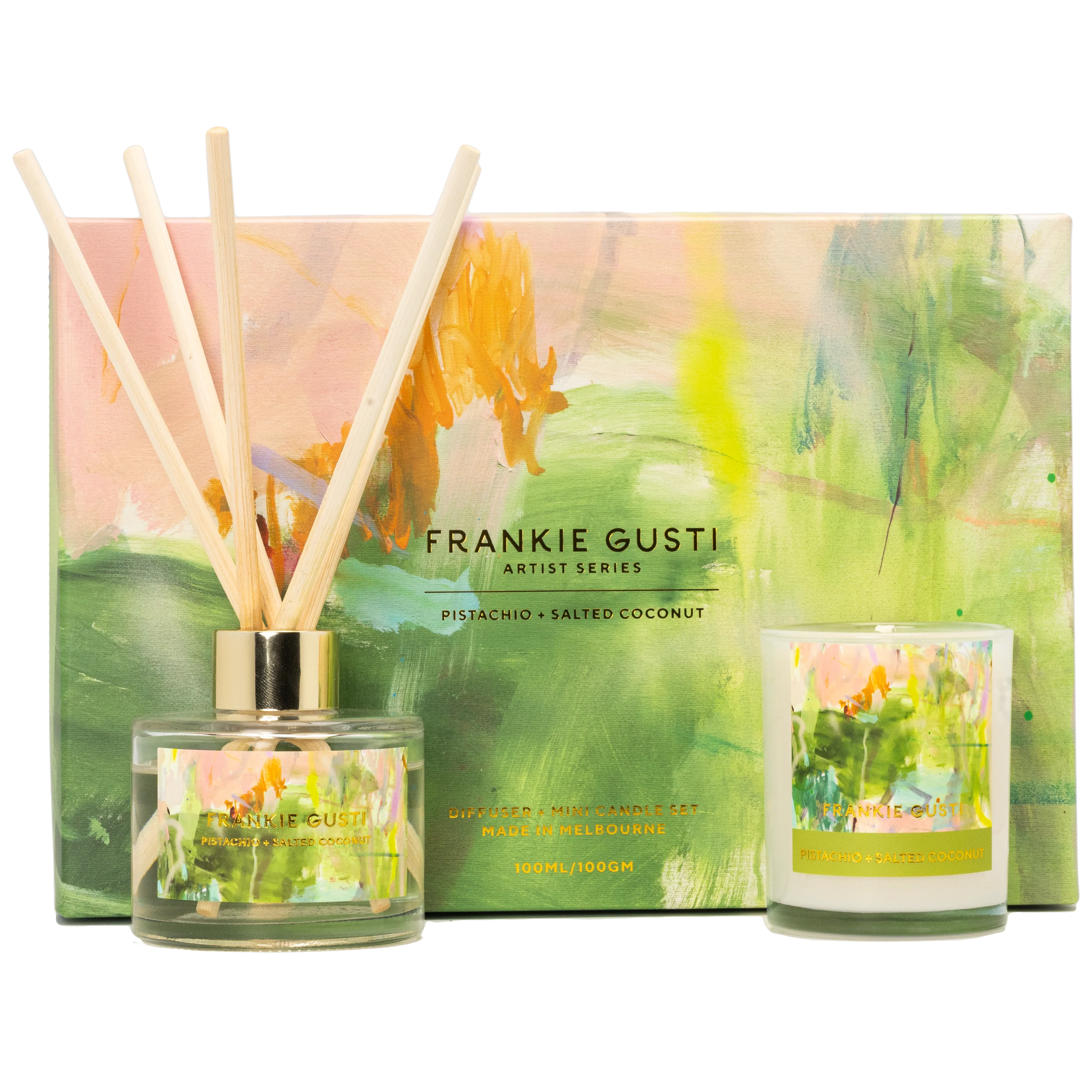 Frankie Gusti Pistachio & Salted Coconut | Kate Eliza | Artist Series Duo