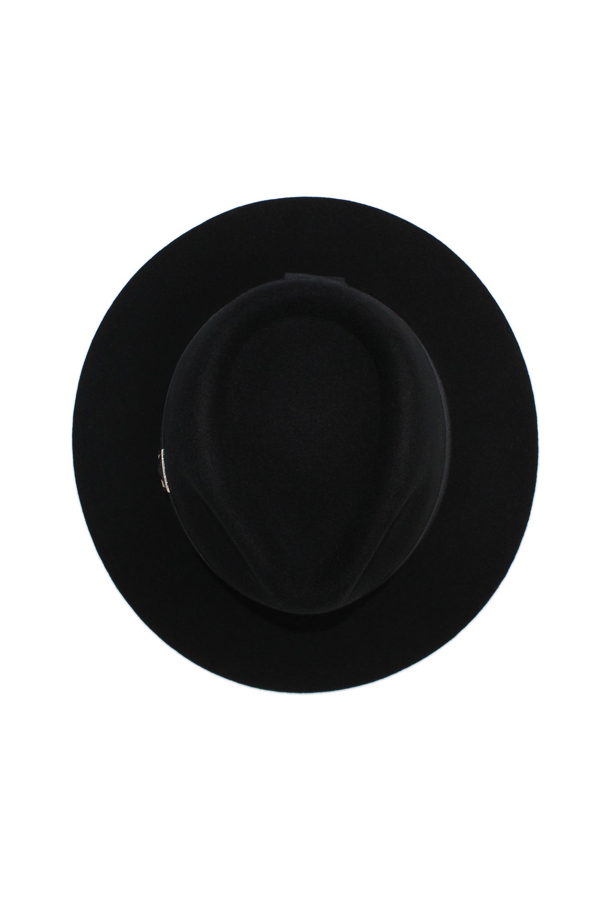MORGAN & TAYLOR HARPER WOOL FEDORA - BLACK