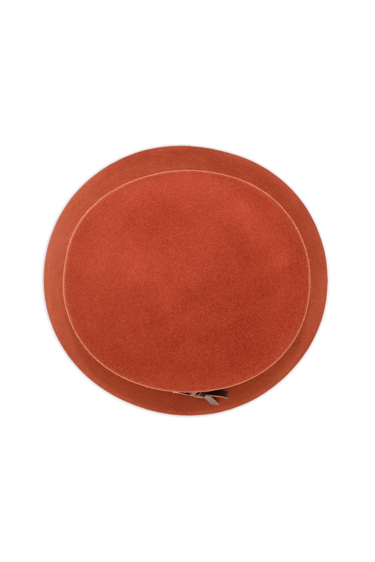 MORGAN & TAYLOR DAISY WOOL HAT - RUST