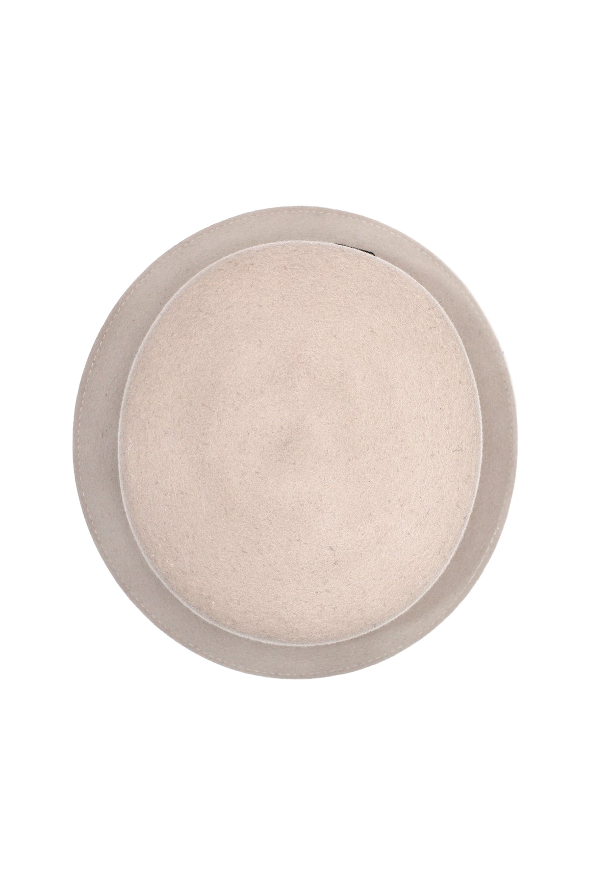 MORGAN & TAYLOR DARCY WOOL HAT - BEIGE/BLACK
