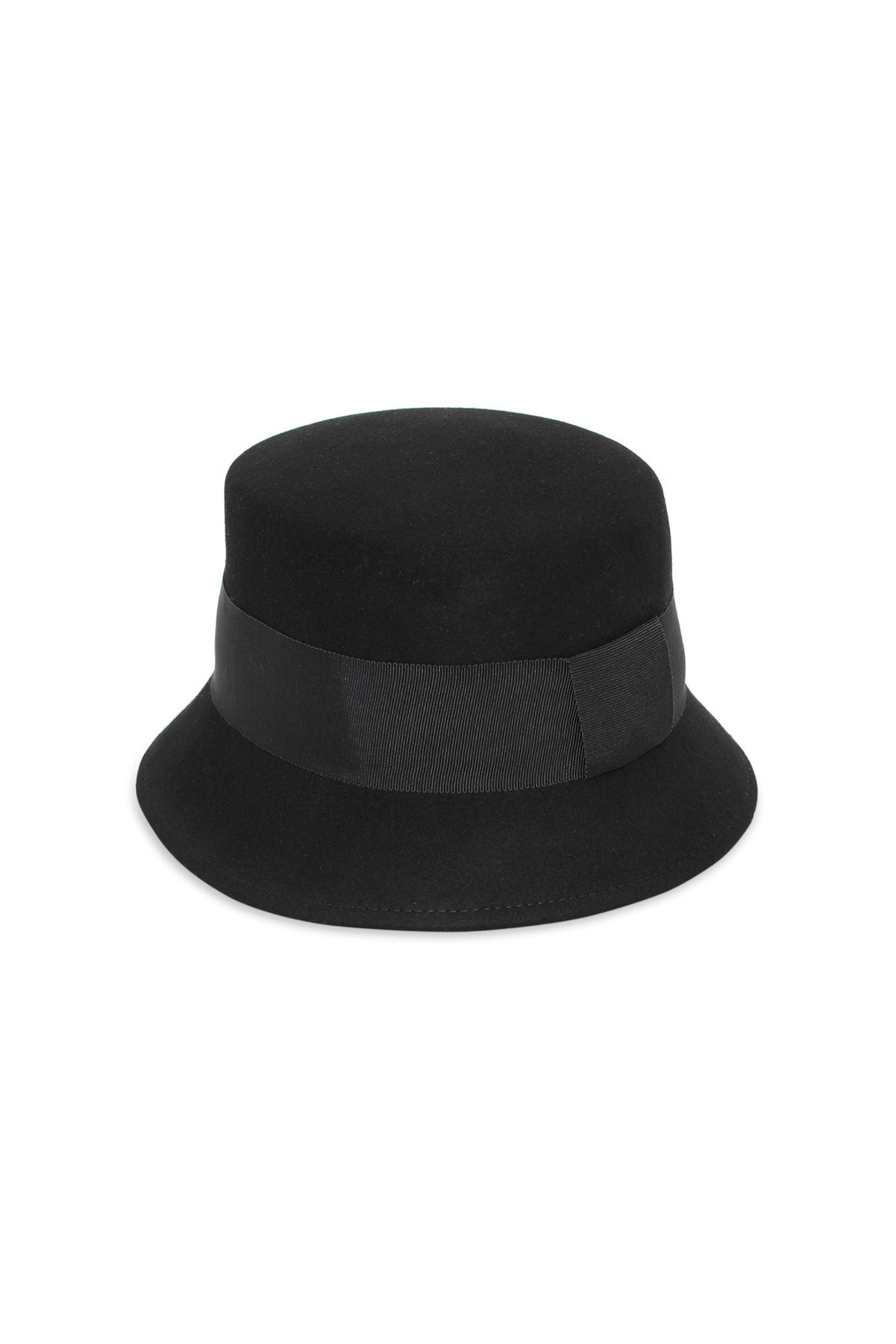 MORGAN & TAYLOR DARCY WOOL HAT - BLACK