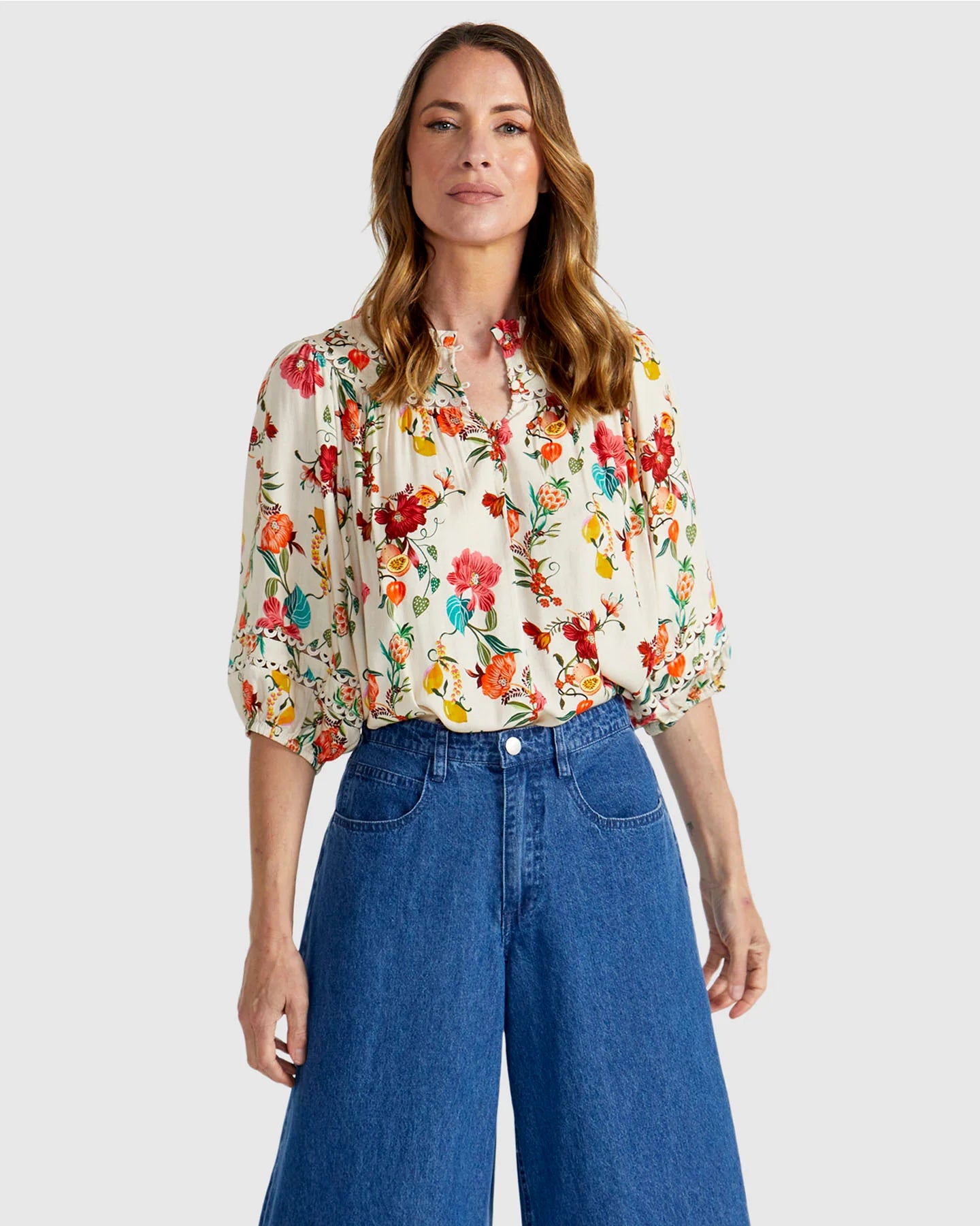 Fate+Becker Guadalupe Top - Cream Rio