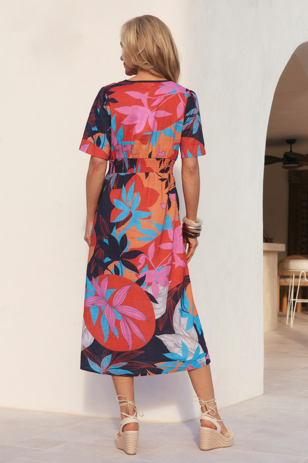 Adrift Farrah Midi Dress - Shinjuku