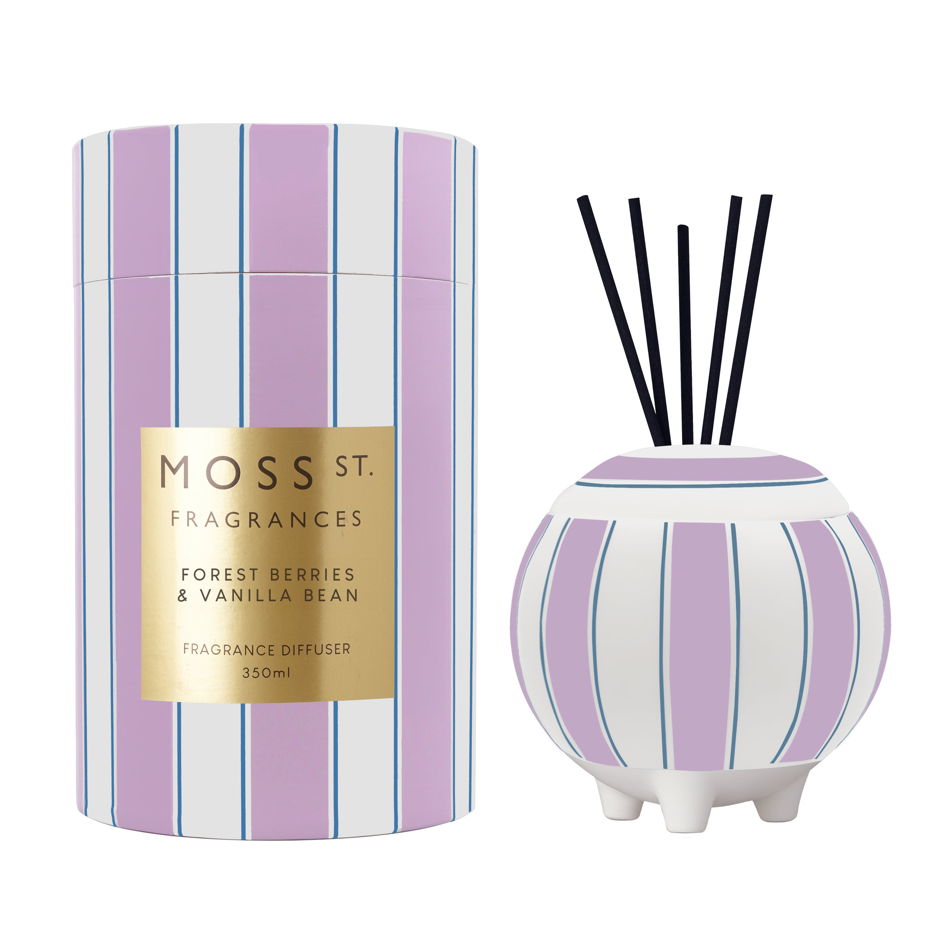 Moss St Forest Berries & Vanilla Ceramic Large Diffuser 350ml