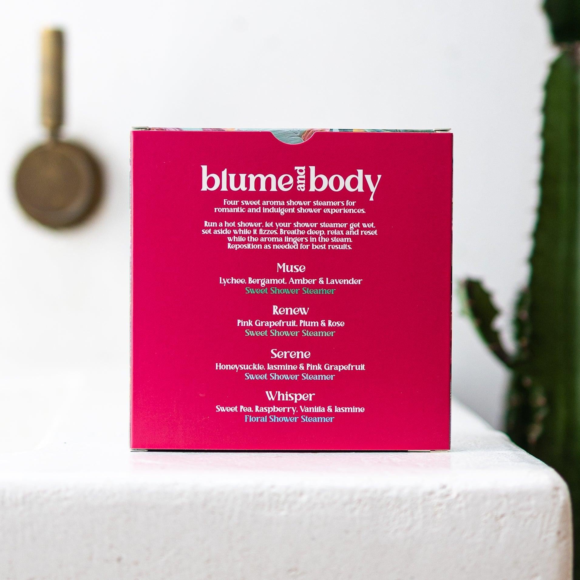 Blume & Body Shower Steamer Four Pack - SWEET