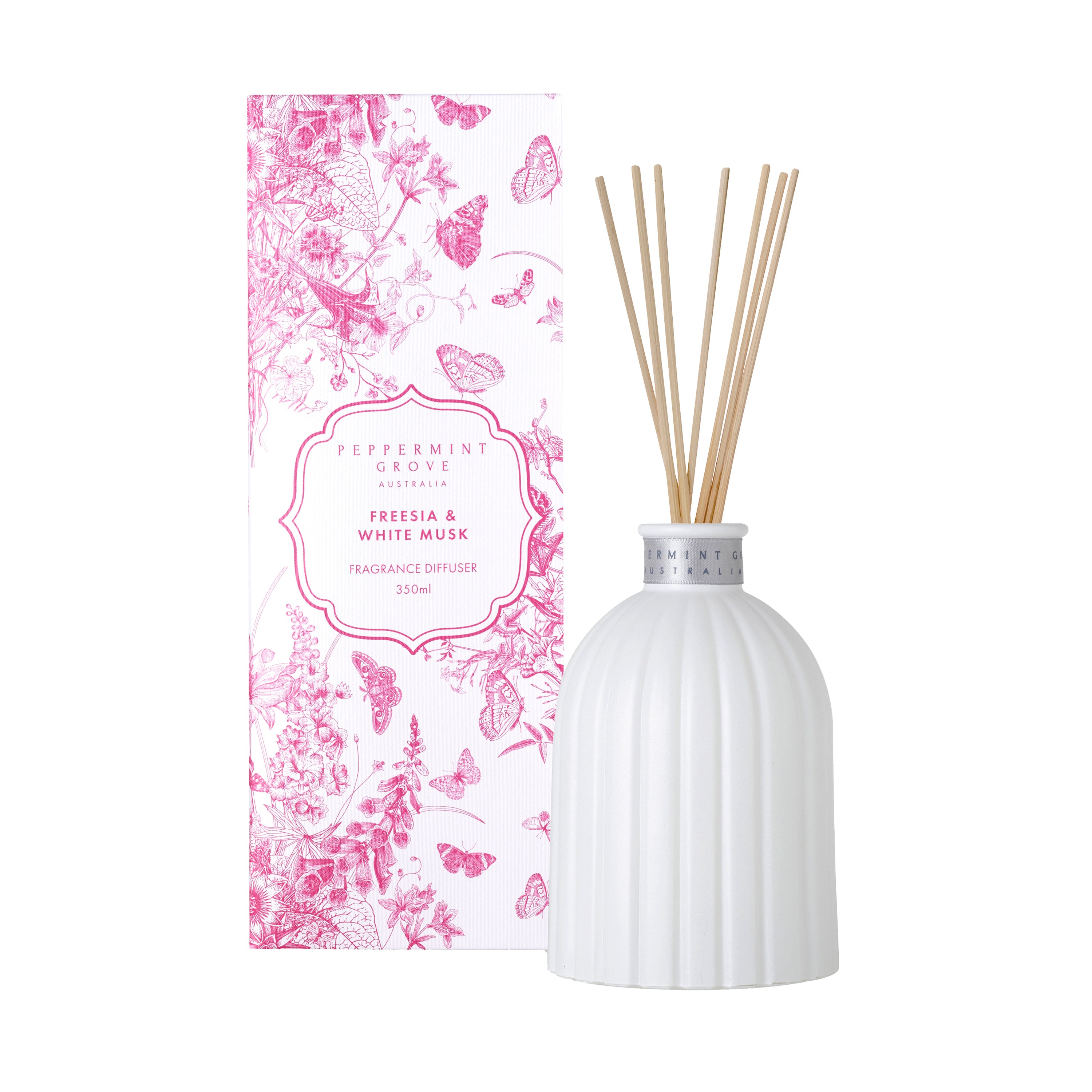 Peppermint Grove Freesia & White Musk Fragrance Diffuser 350ml (Limited Edition)