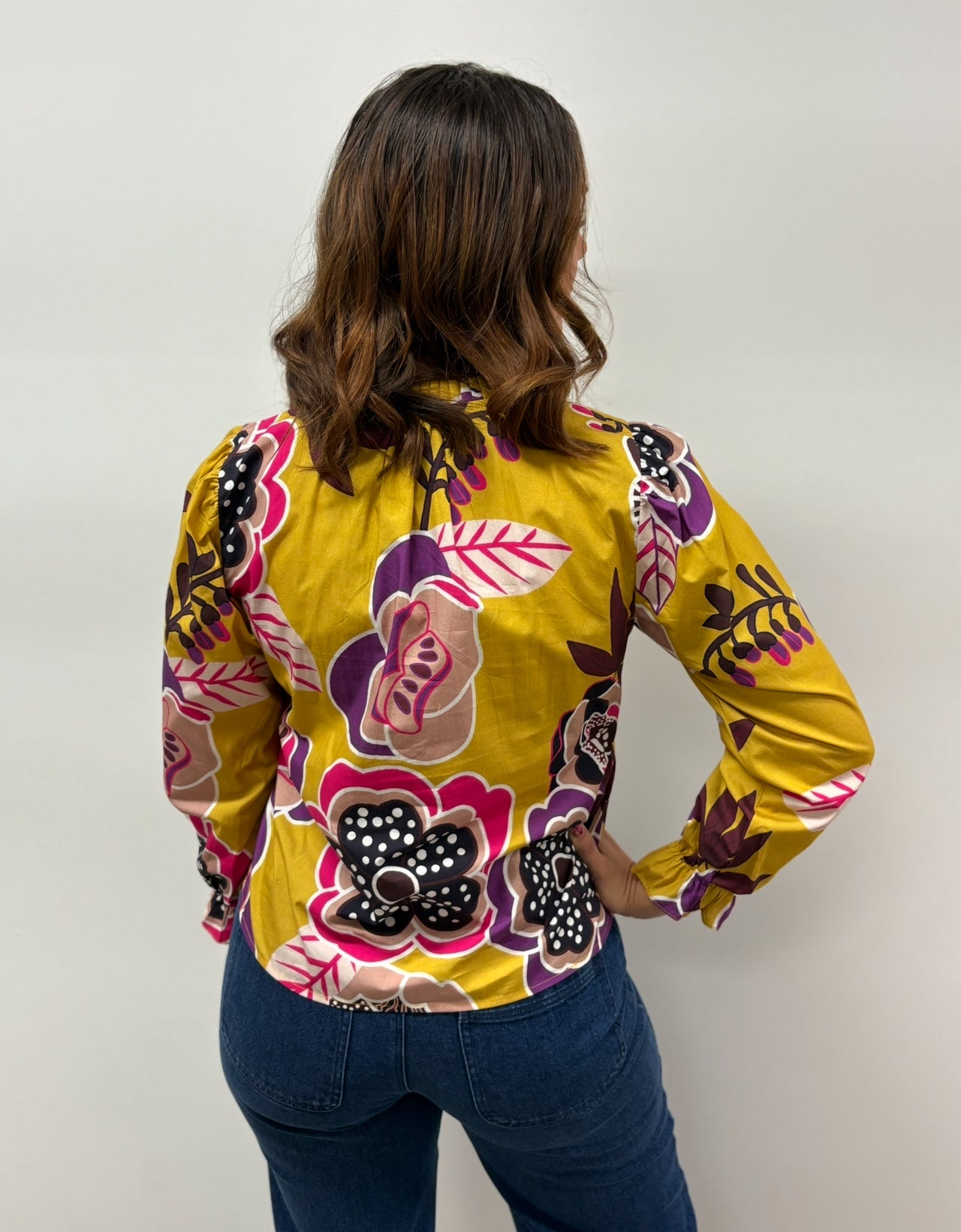 Maude Vivante Ashley Shirt - Golden Bloom