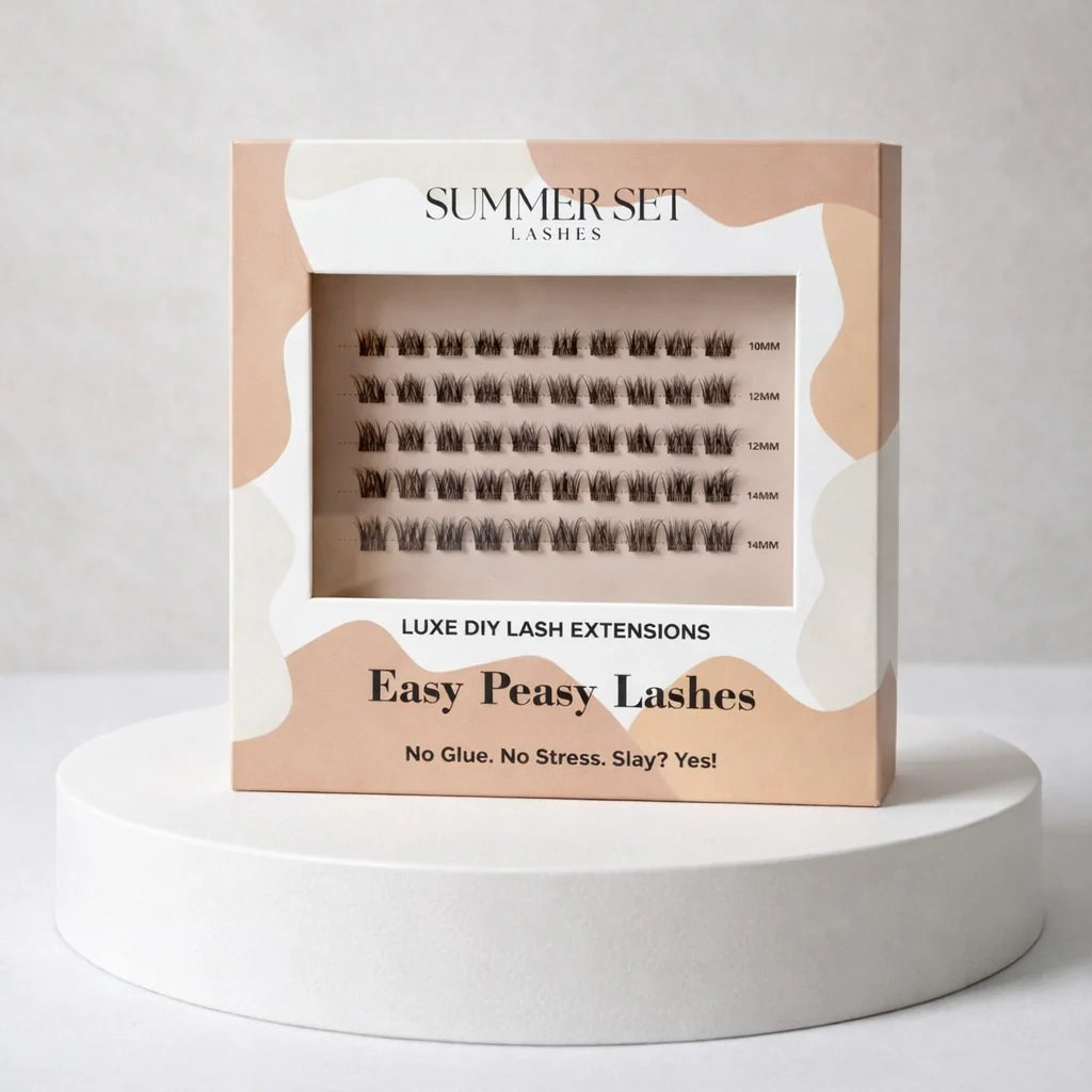Summer Set Lashes - Easy Peasy Glueless DIY Lash Extensions