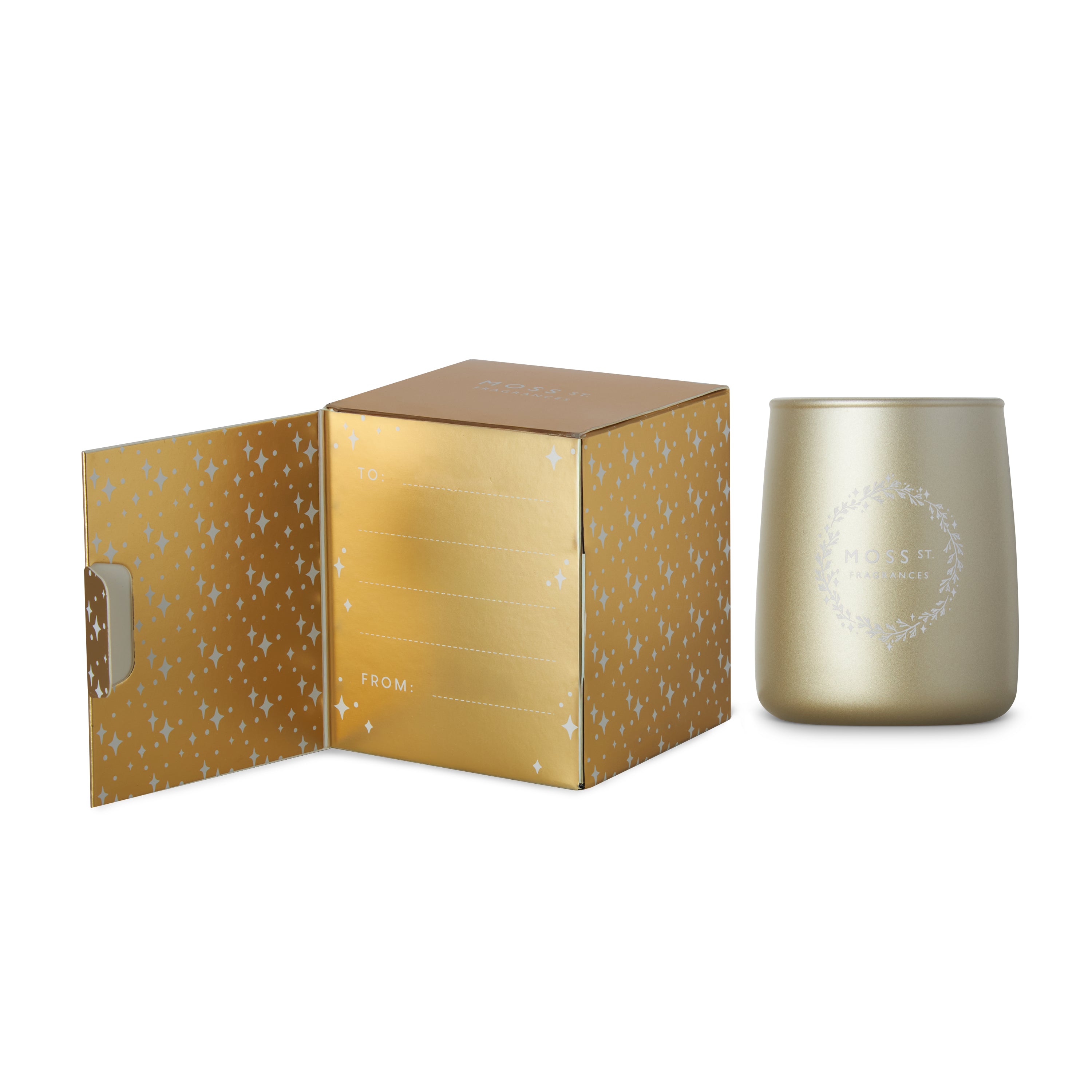 Moss St Golden Cedar & Coconut Mini Candle Card 80g