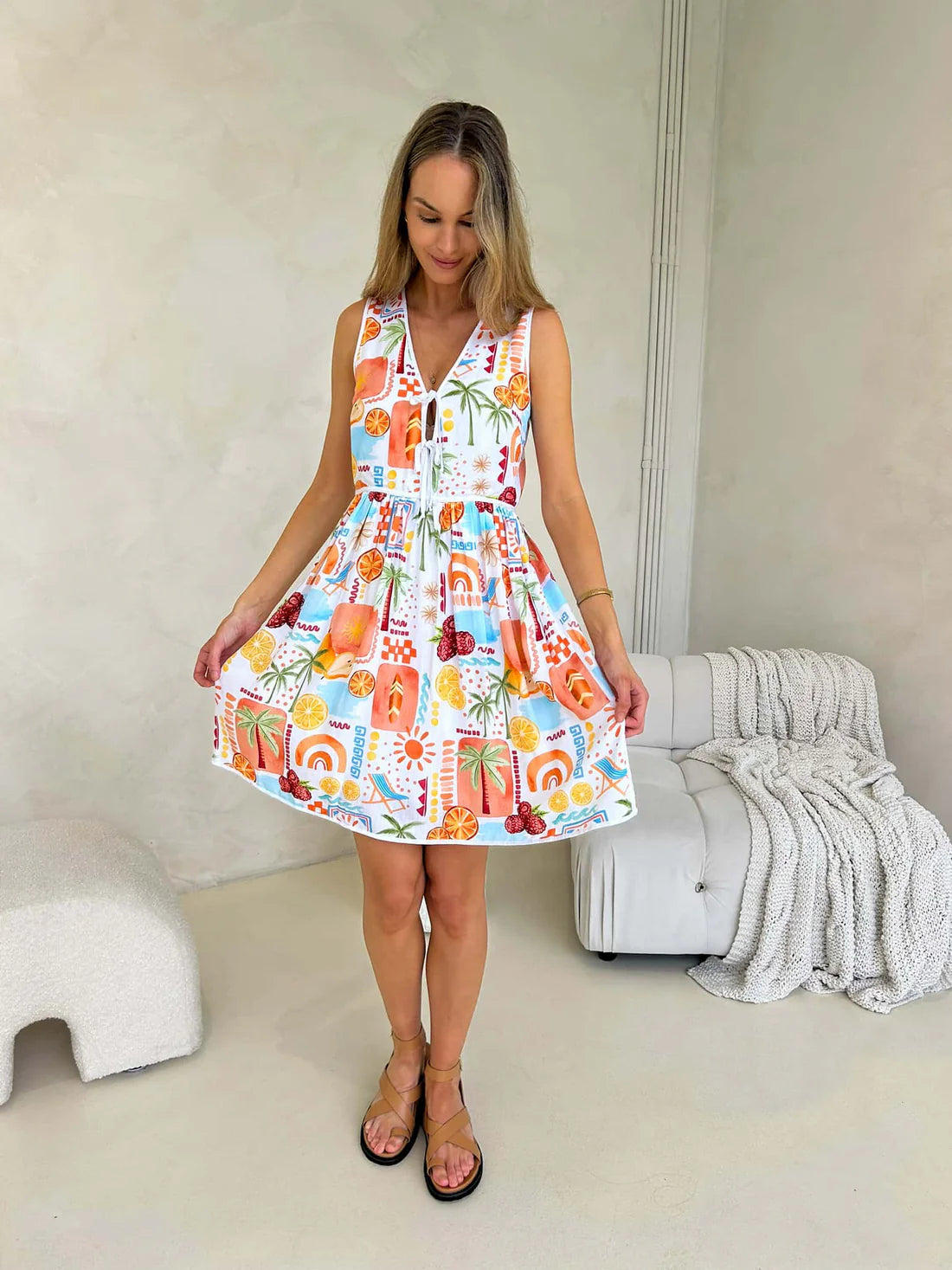 Mylk The Label Aysha Dress - Citrus