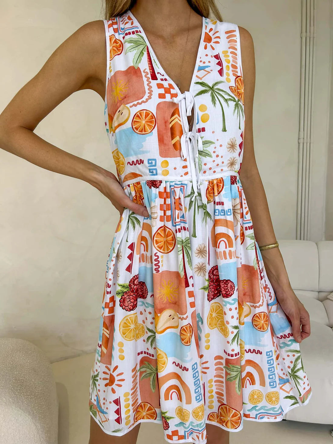 Mylk The Label Aysha Dress - Citrus