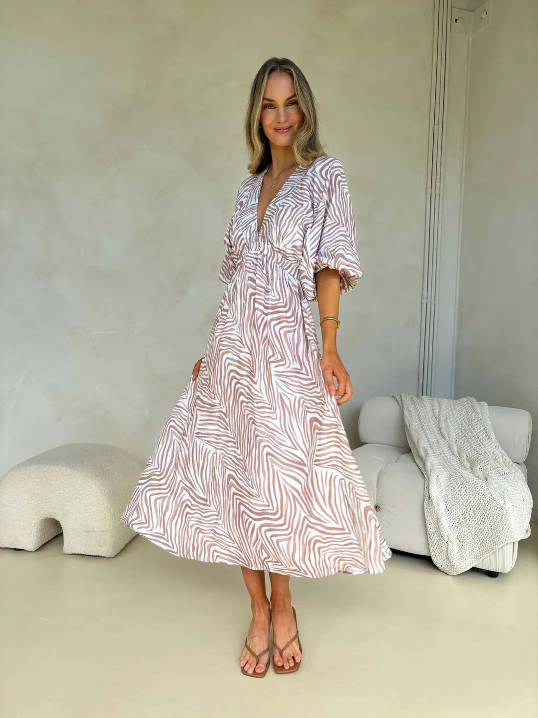 Mylk the Label Camille Maxi Dress - Zahara Print