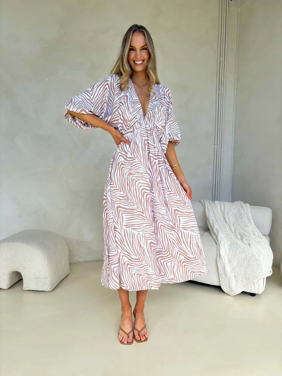 Mylk the Label Camille Maxi Dress - Zahara Print
