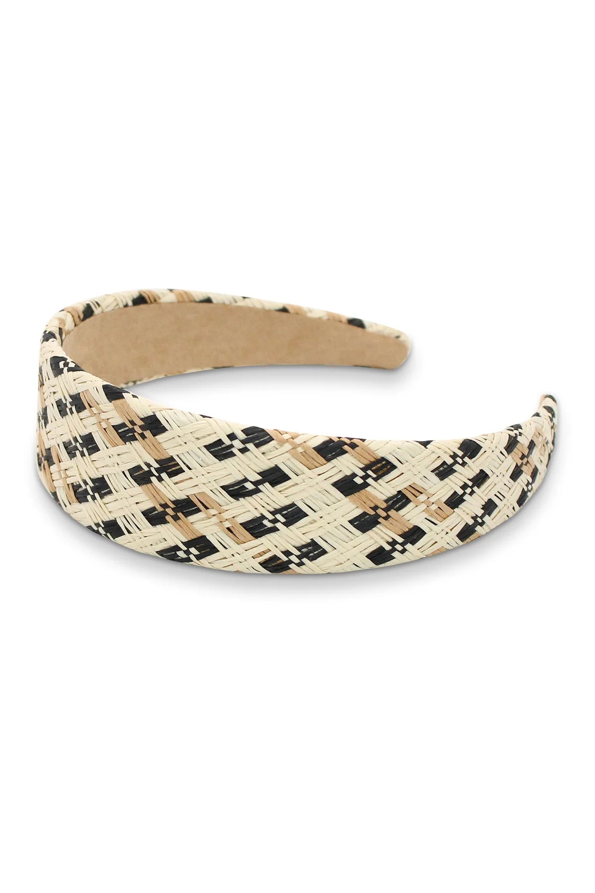Morgan & Taylor Felicia Headband - Tan/Black