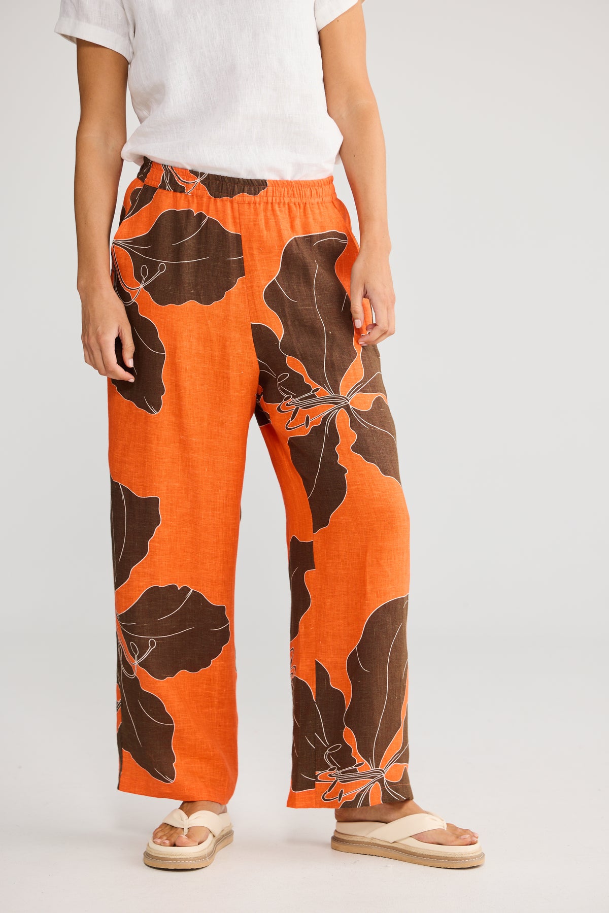 Holiday Playa Pant - Hibiscus Breeze
