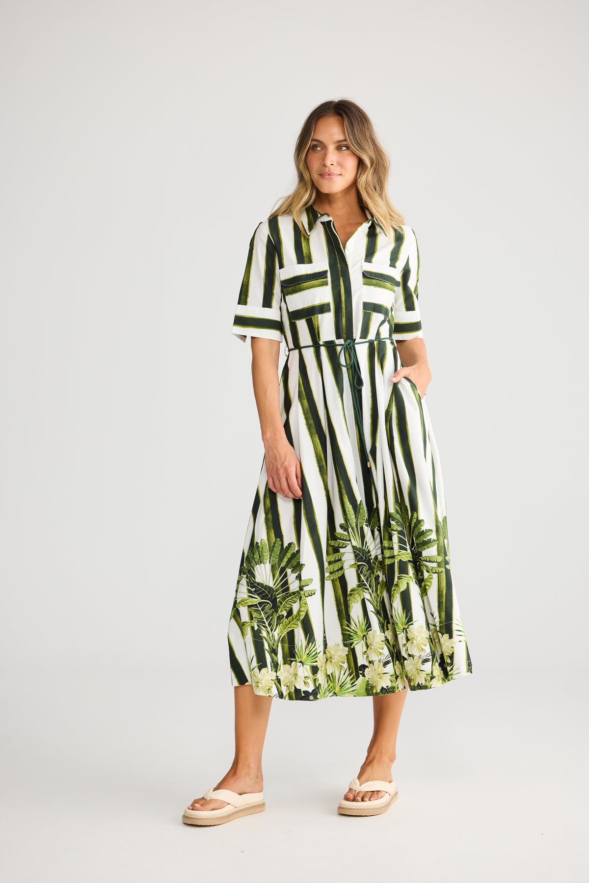 Holiday Nalani Dress - Botanica Print