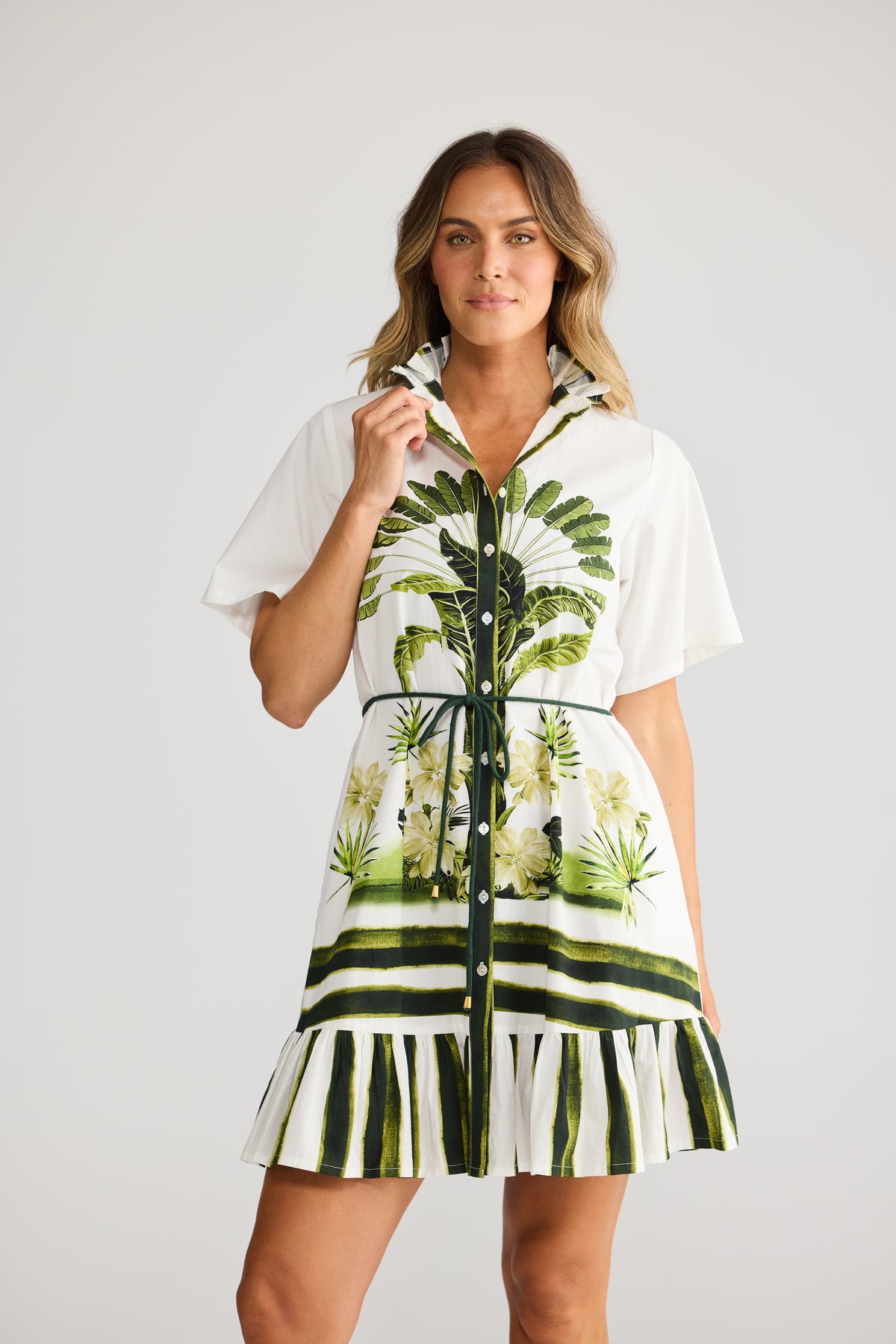Holiday Nalani Mini Dress - Botanica Print