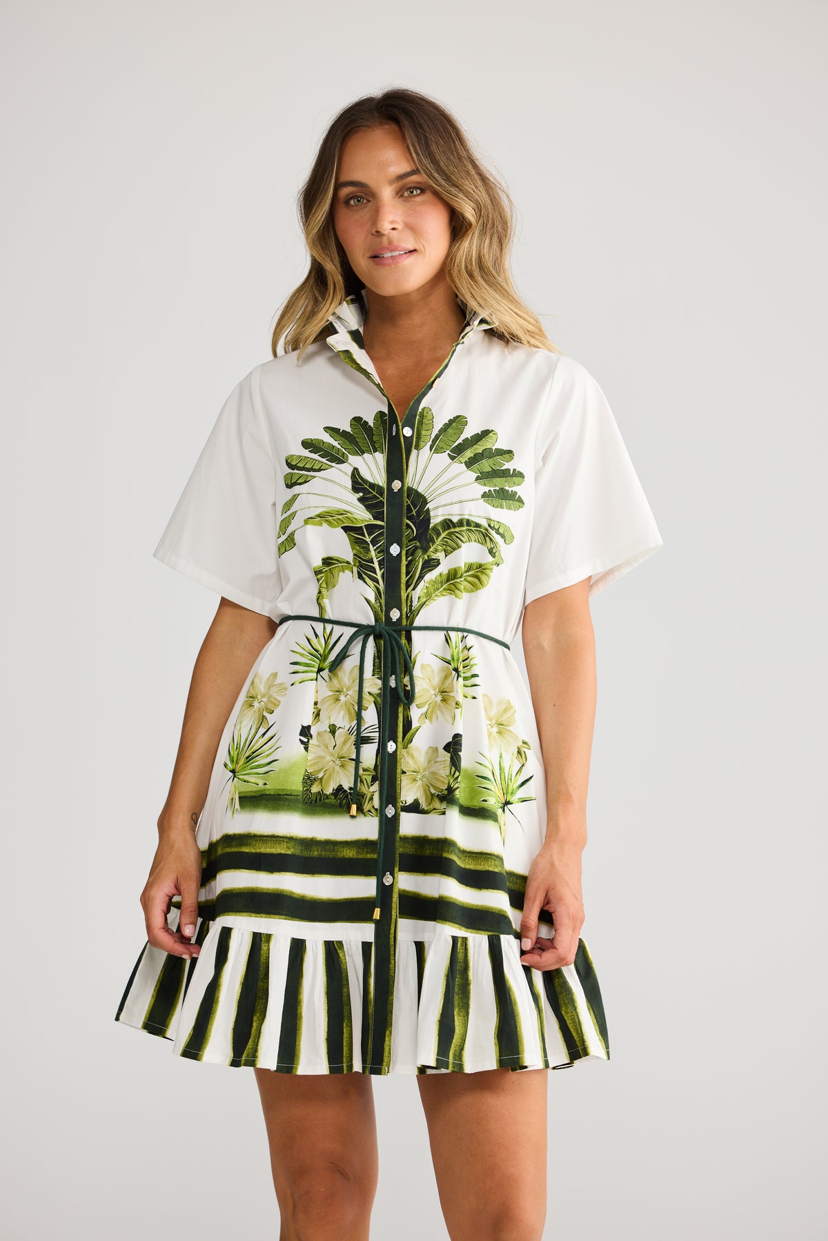 Holiday Nalani Mini Dress - Botanica Print