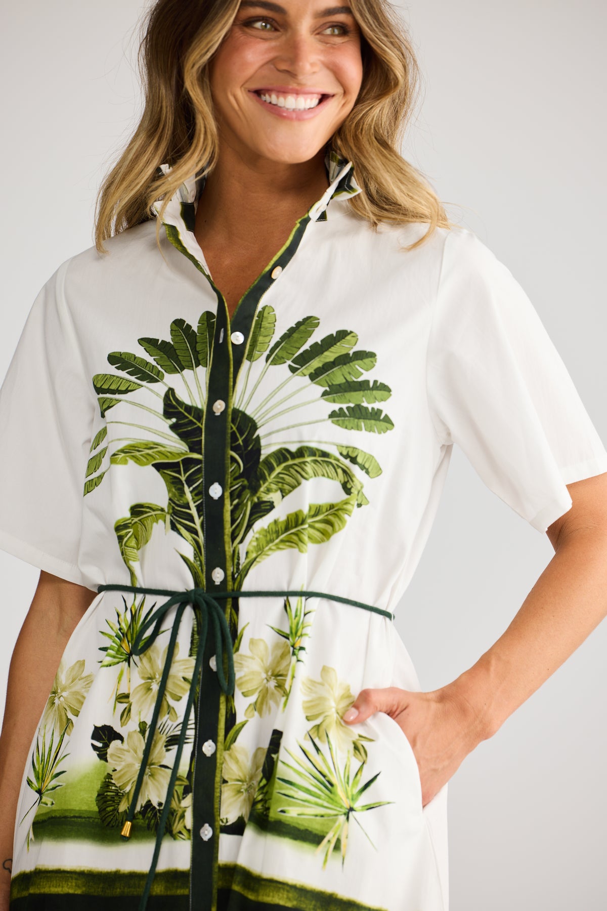 Holiday Nalani Mini Dress - Botanica Print