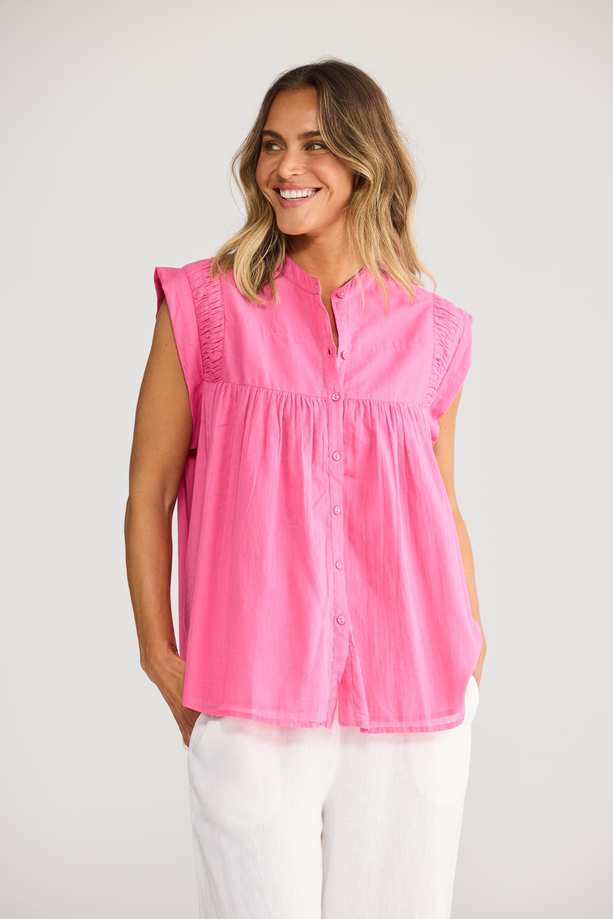 Holiday Clementine Top - Rose