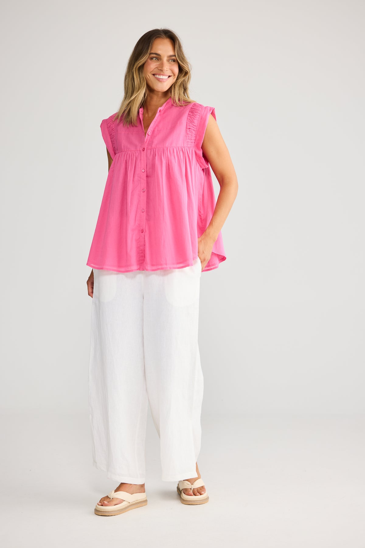 Holiday Clementine Top - Rose