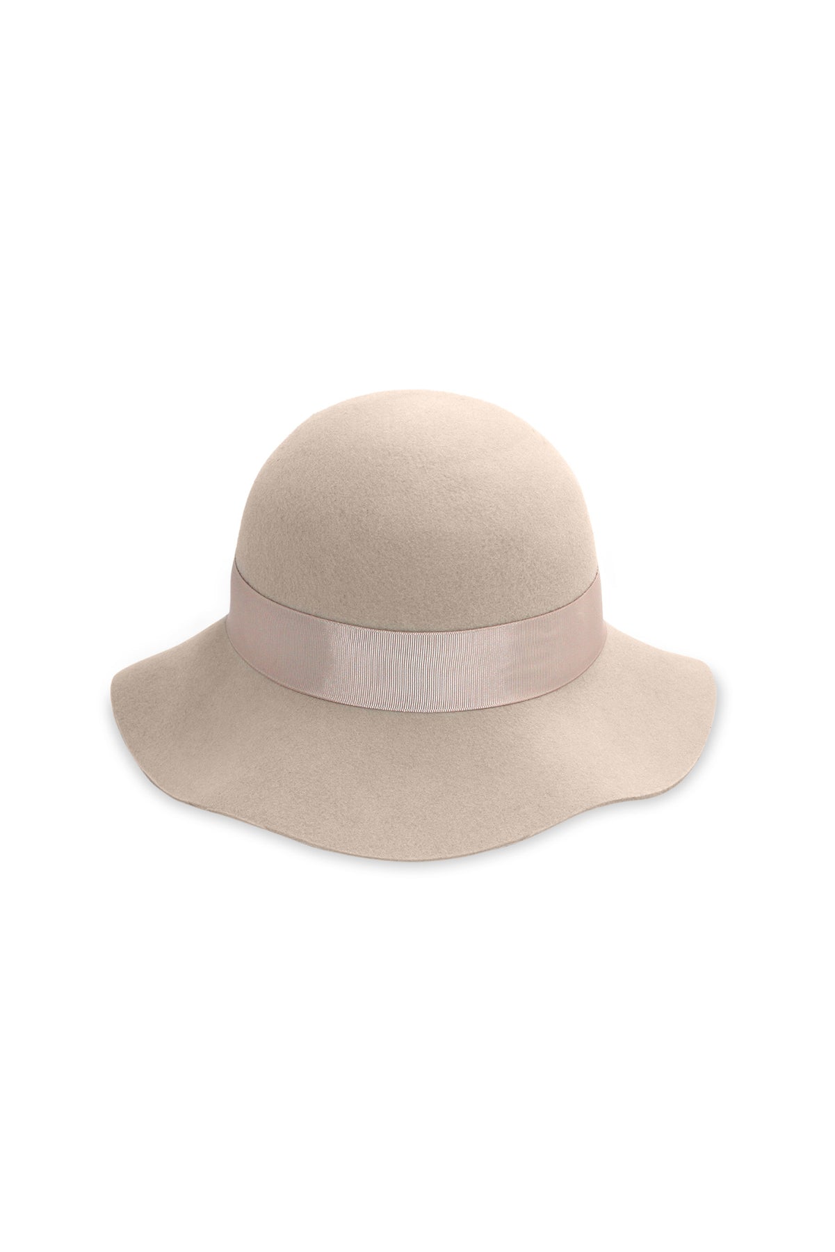 Beige wool floppy hat discount
